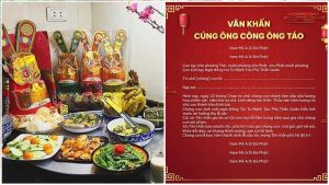 Bài văn khấn cúng ông Công ông Táo ngày 23 tháng chạp